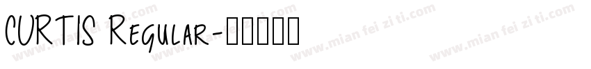 CURTIS Regular字体转换